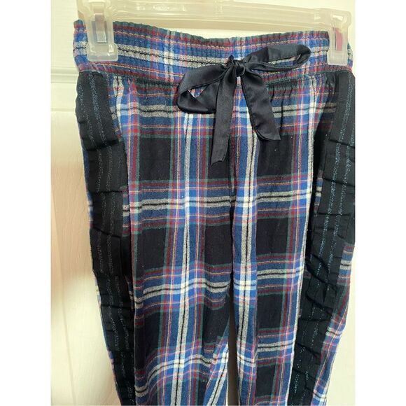 Garage Blue Plaid Pajama Pants - Picture 2 of 4